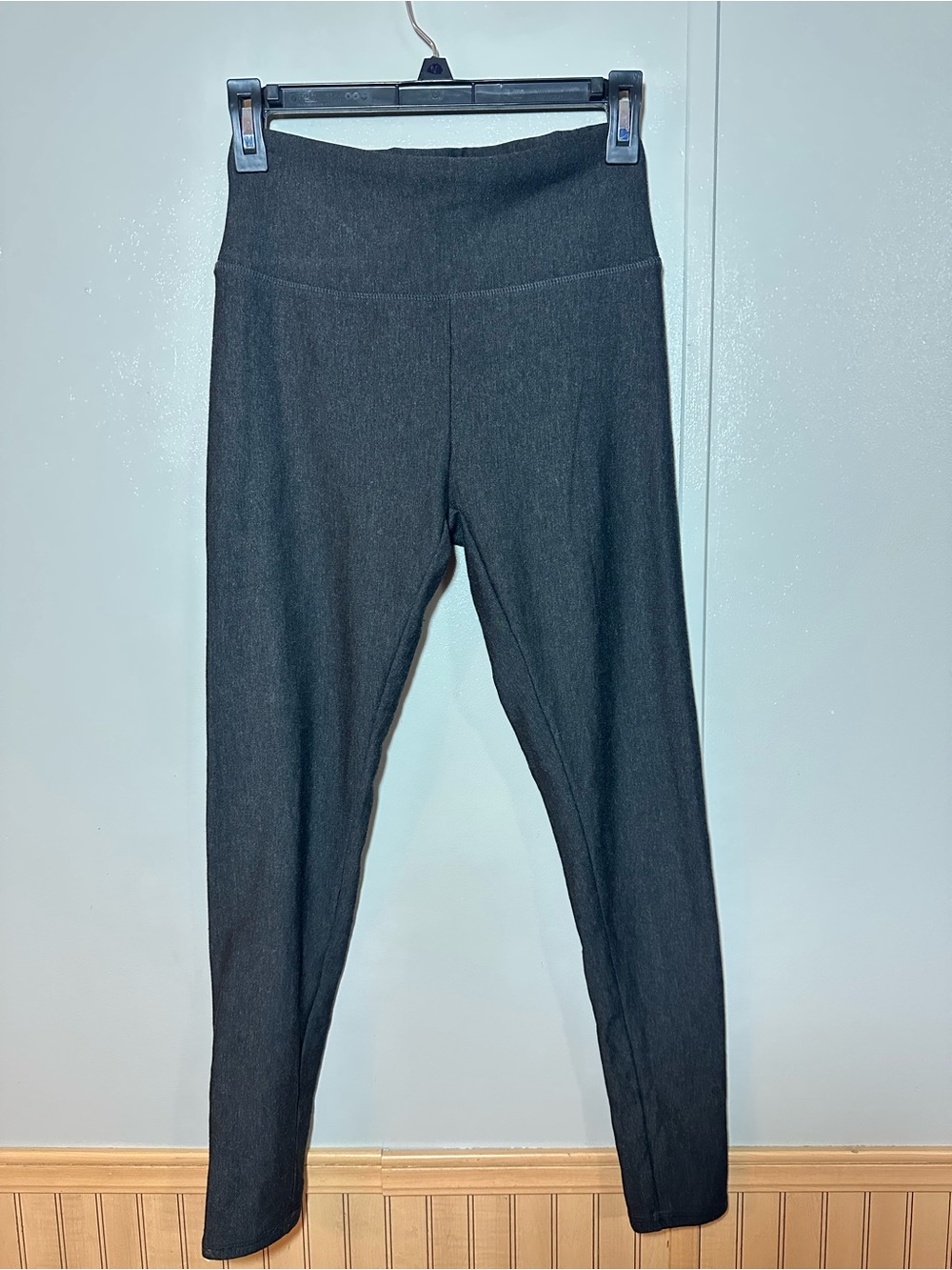Orvis High-Waist Modal Blend Gray Stretch Leggings Medium Activewear